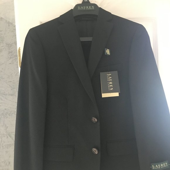 Ralph Lauren Boys Black Blazer - 10 Reg - Picture 1 of 8